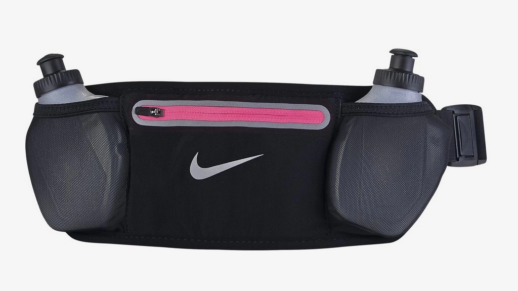 Riñonera de running Nike Lean Two-Bottle con dos compartimentos para botellas de agua de 177 ml. para la cintura
