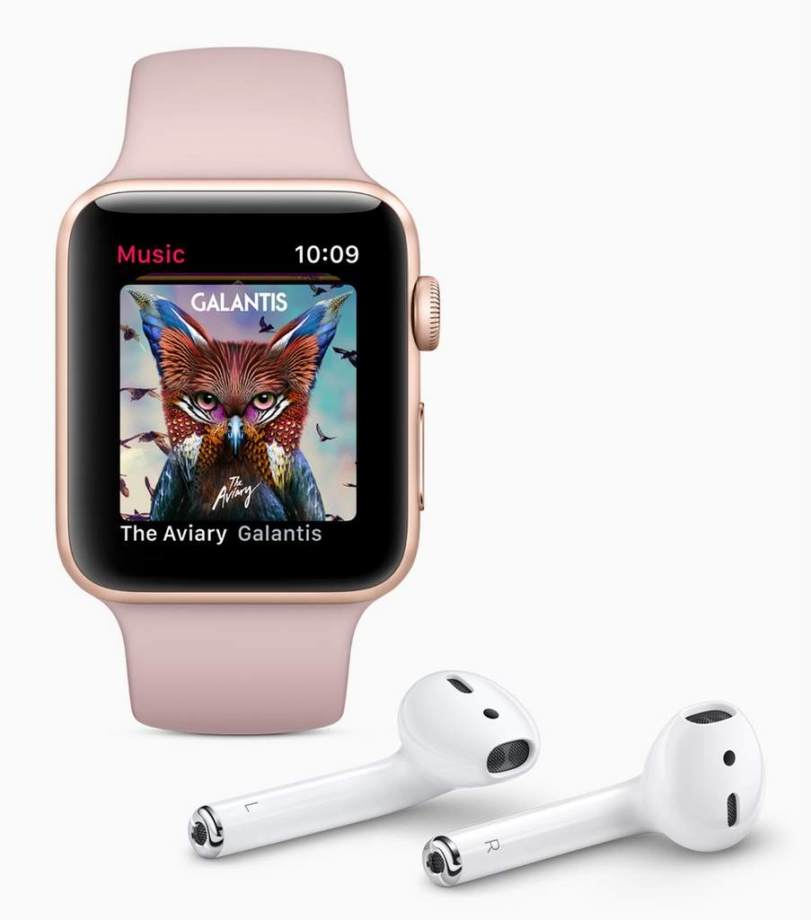 Apple Watch Series 3 música AirPods 2017