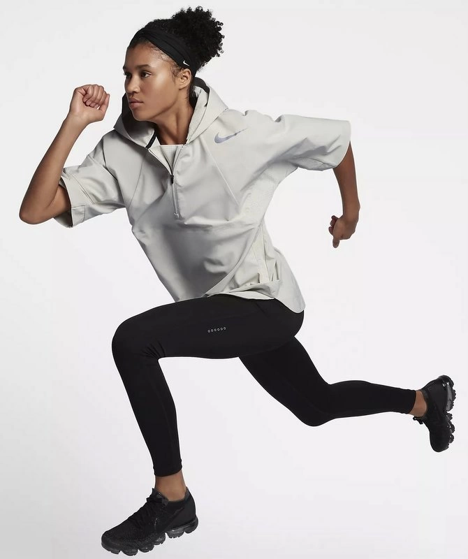 Chaqueta mangas cortas Nike Running Division color blanca unisex