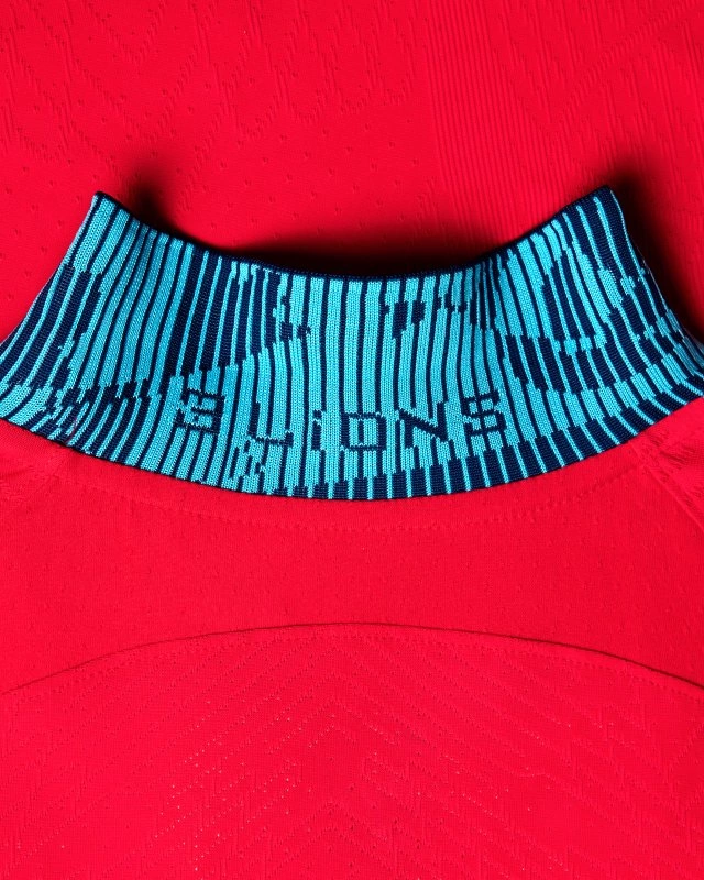 Camiseta de futbol de Inglaterra Nike 2022 jersey detalle