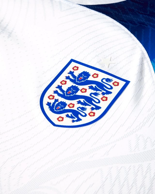 Camiseta de futbol de Inglaterra Nike 2022 jersey detalle