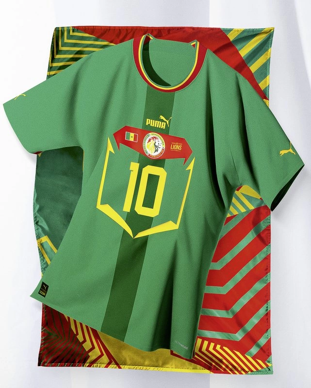 Camiseta de futbol de Senegal de visita 2022 Puma