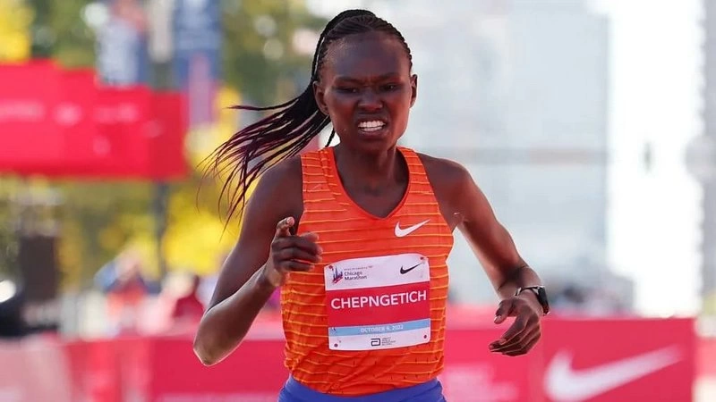 Ruth Chepngetich ganador de la Maratón de Chicago 2022