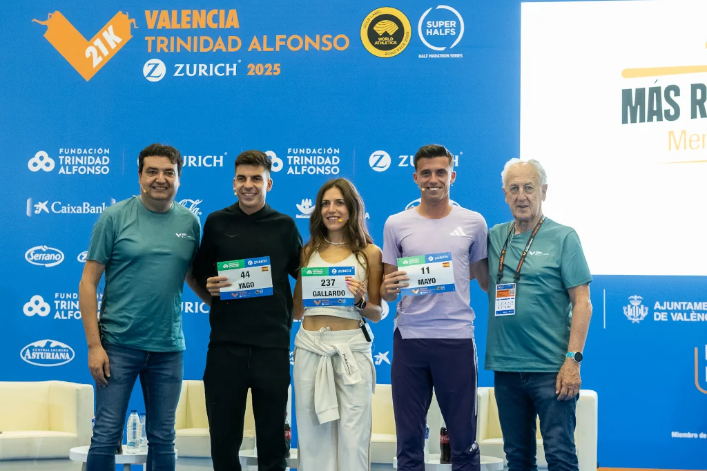 Atletas de élite españoles en el Medio Maratón de Valencia