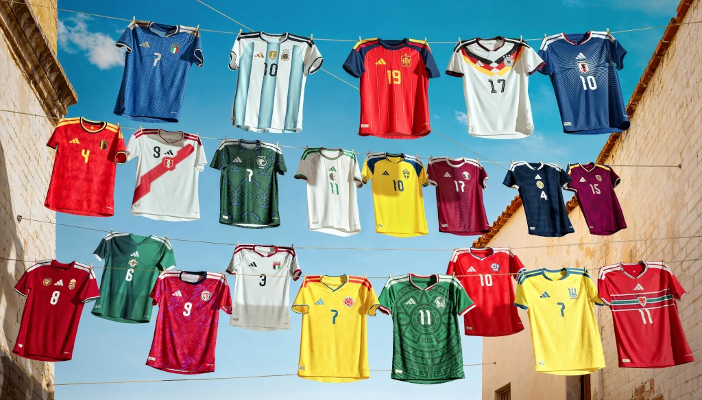 Camisetas titulares de adidas para el Mundial 2026