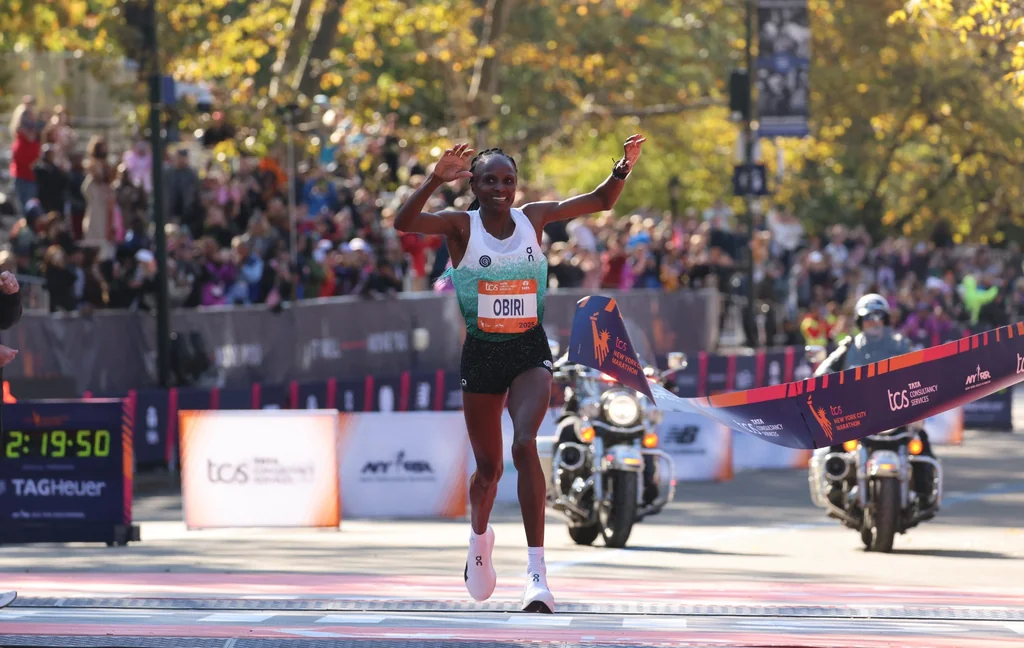 Hellen Obiri - ganadora de la Marat&oacute;n de Nueva York 2025