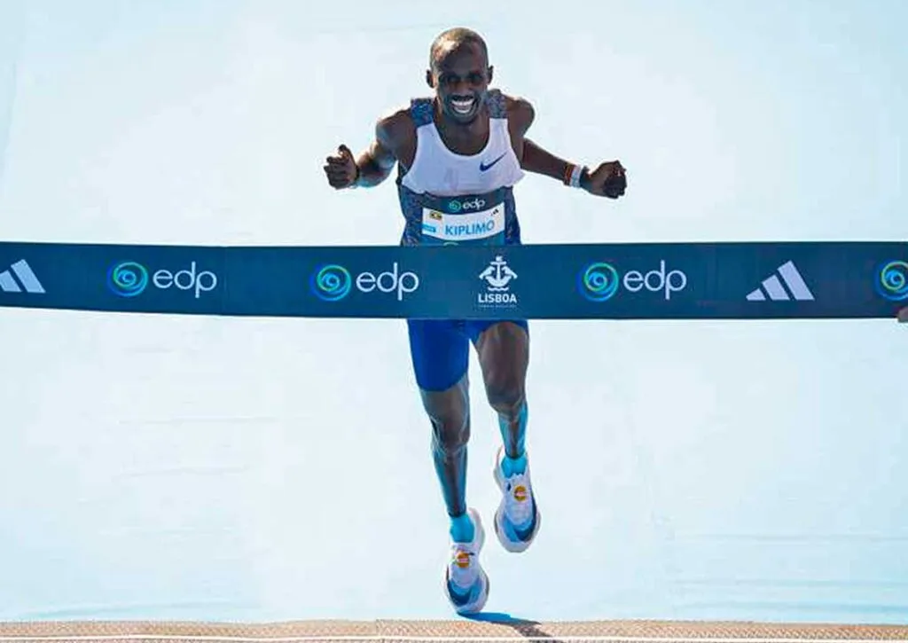 Jacob Kiplimo r&eacute;cord mundial en la Media Marat&oacute;n de Lisboa 2026